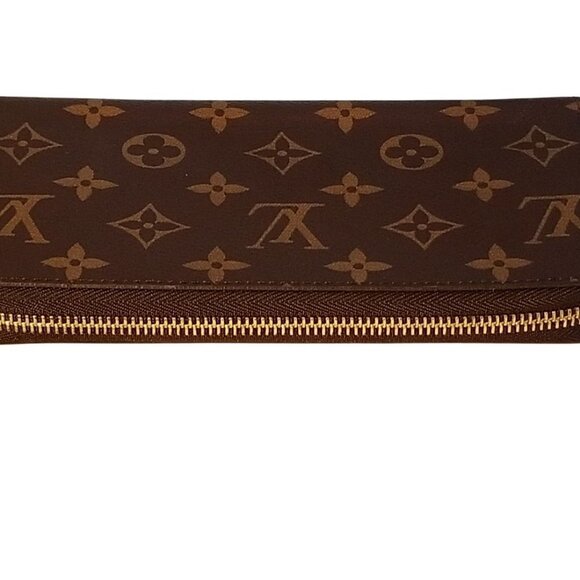 Authentic Louis Vuitton Brown Monogram Zippy Wallet - Picture 9 of 11